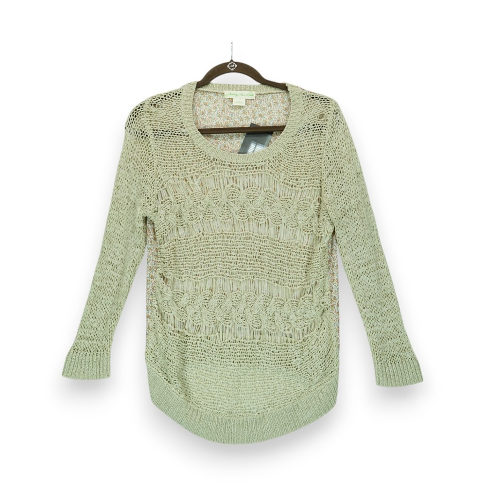 NWT Staring At Stars Top Shirt Womens Size Medium Sheer Long Sleeve‎